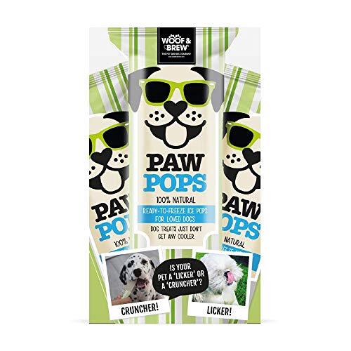 PAW POPS COOLING ICE POPS FOR DOGS. READY TO FREEZE