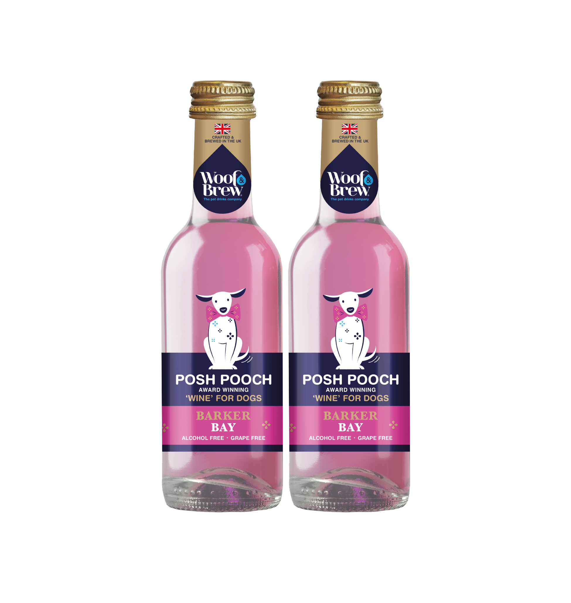 POSH POOCH DOG 'WINE' - TWO BOTTLES